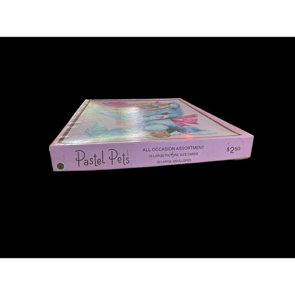 Vintage 1970 Quality Crest Pastel Pets birthday cards - Picture 4 of 13